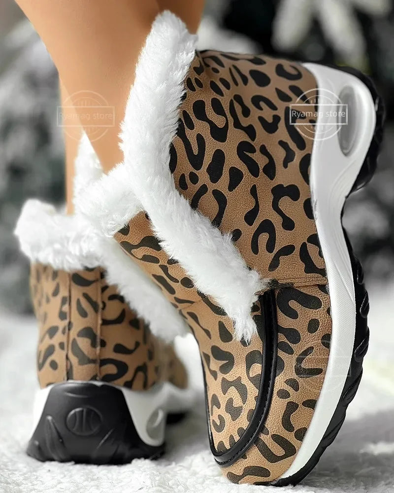 Vegan | Women's Faux Fur Trim Winter Boot