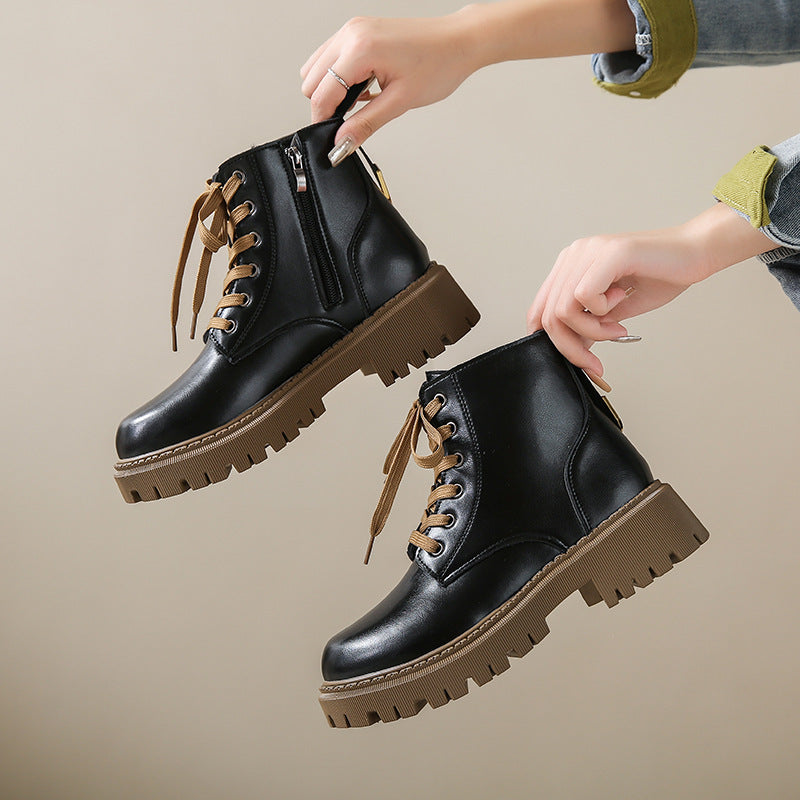 Fia | Women's Lace-Up Combat Winter Boot