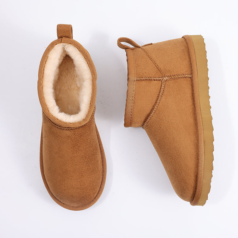 Nita | Women's Winter Boot Suede Fleece-Lined Mini