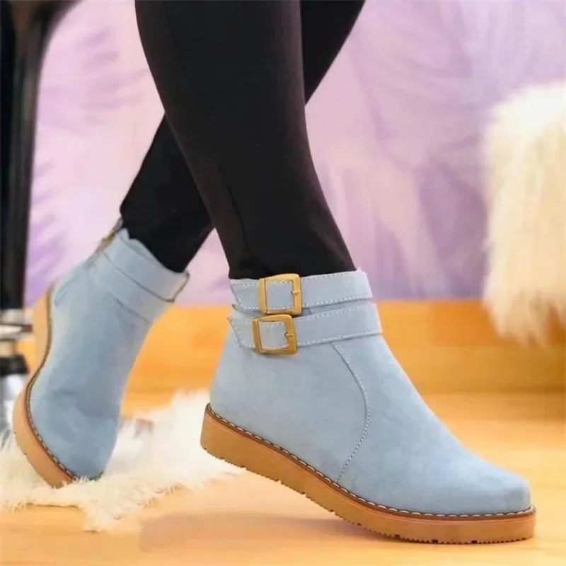Noria | Women's Winter Boot Double Buckle Ankle