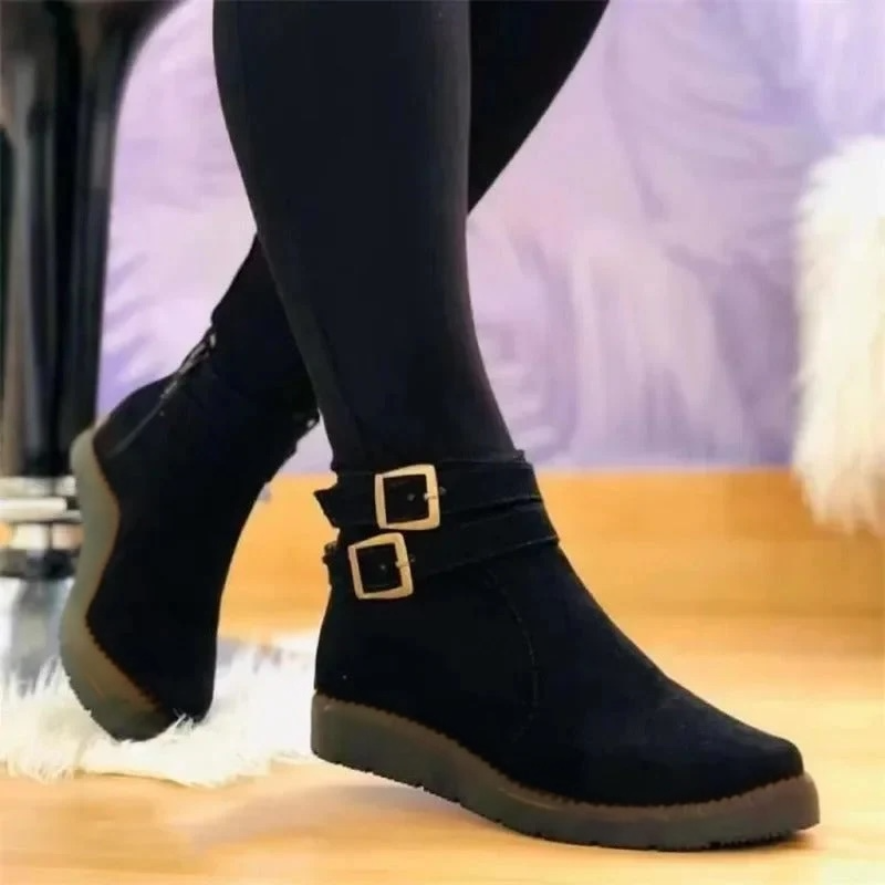 Noria | Women's Winter Boot Double Buckle Ankle