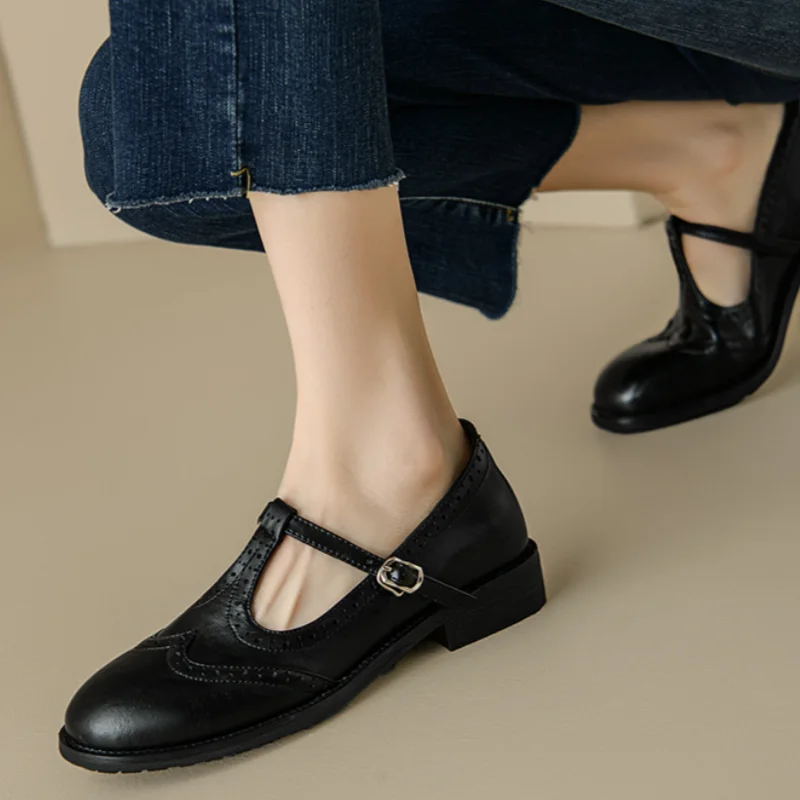 Sarah&Kate™| Chic T-Strap Mary Janes for Any Occasion
