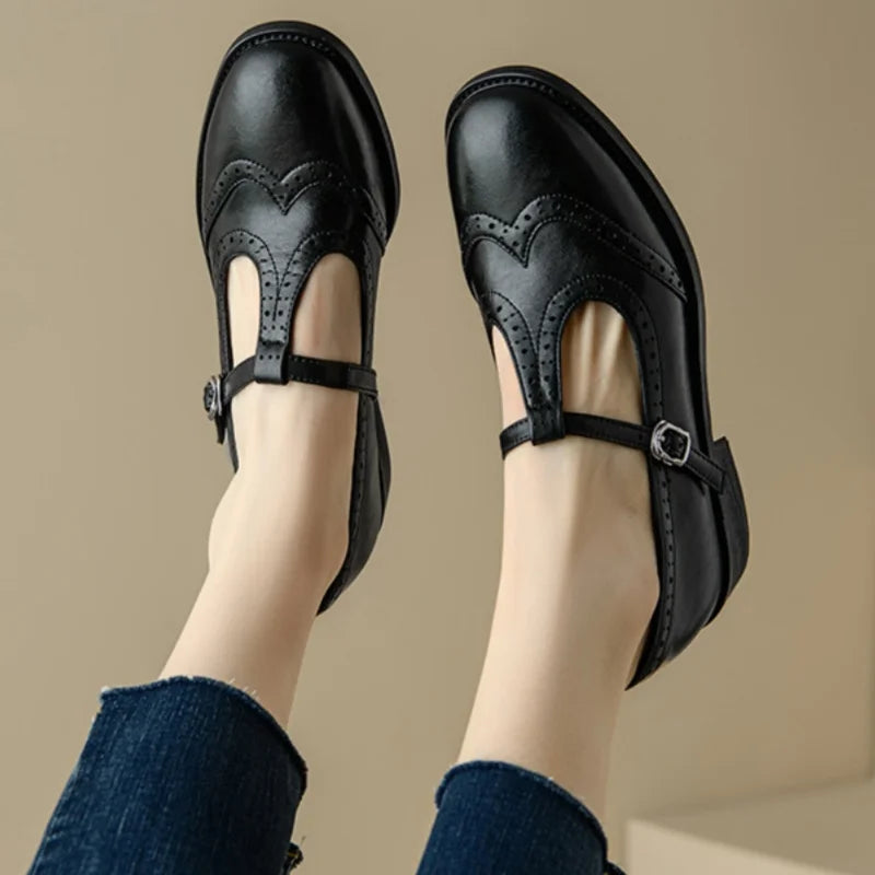 Sarah&Kate™| Chic T-Strap Mary Janes for Any Occasion