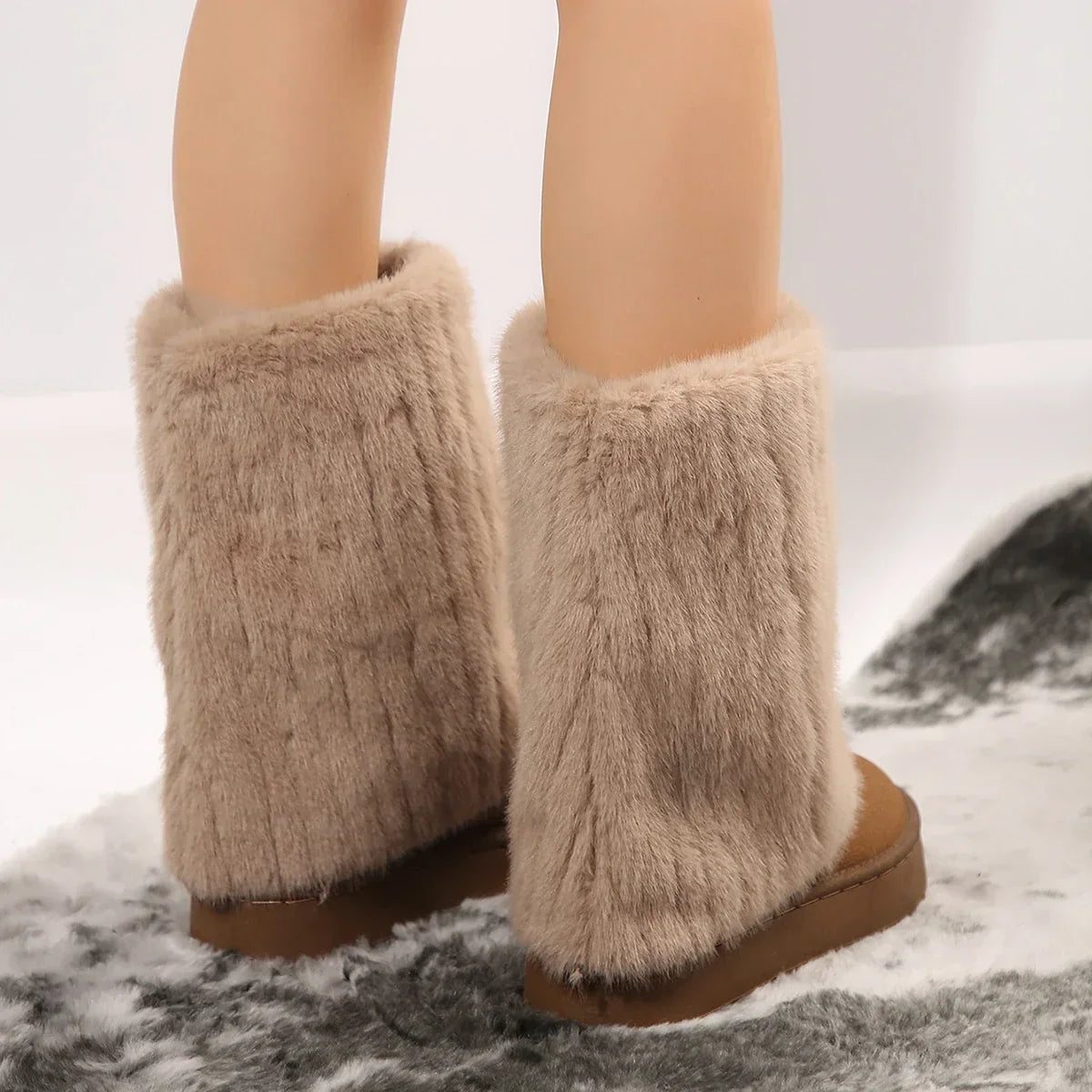 Raila | Women's Winter Boot Faux Fur Mid-Calf