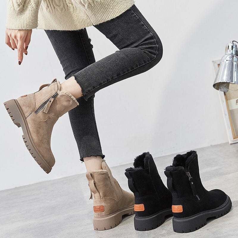 Nik | Women's Fleece-Lined Ankle Winter Boot