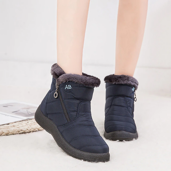 Lori | Women's Faux Fur Cuff Ankle Winter Boot