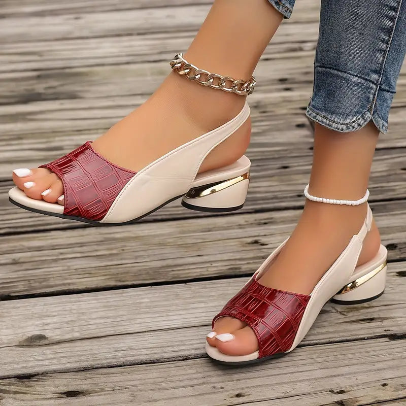 Women's Adjustable Open-Toe Sandals for Summer Wear