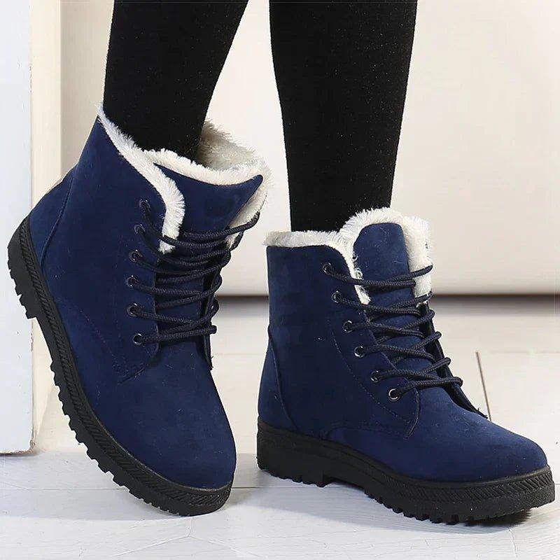 FrostLuxe | Women's Fleece-Lined Ankle Winter Boot