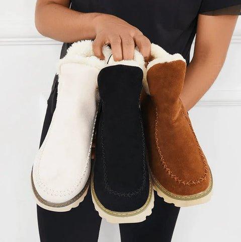 PolarBelle | Women's Fleece-Lined Winter Boot with Wedge Sole