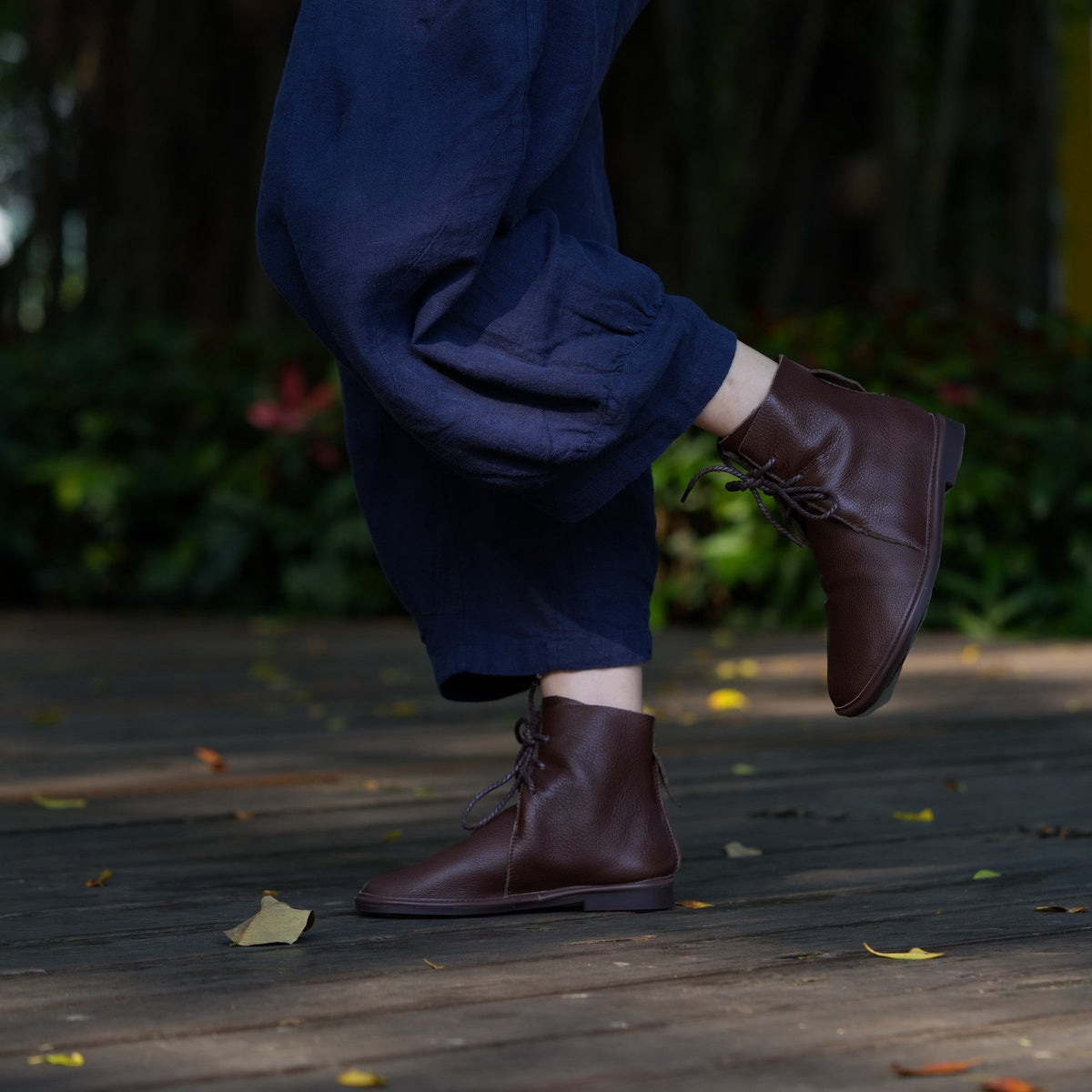 Clara | Women's Winter Boot Lace-Up Leather Ankle