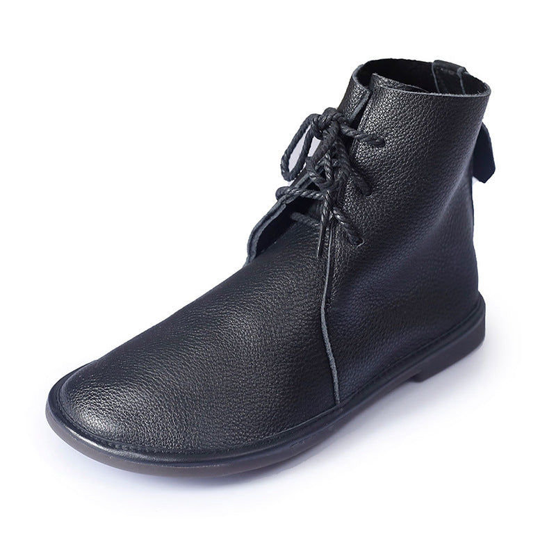 Clara | Women's Winter Boot Lace-Up Leather Ankle