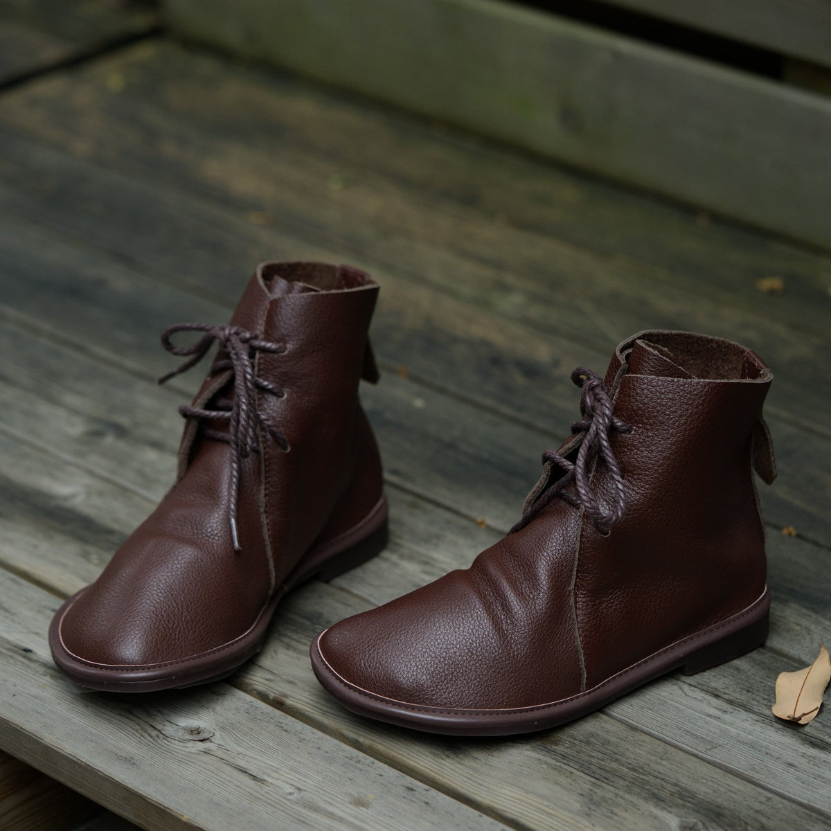 Clara | Women's Winter Boot Lace-Up Leather Ankle