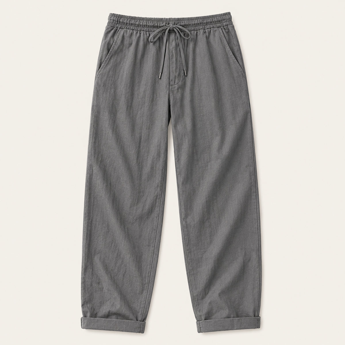 The Maple Ridge Men’s Cotton Linen Wide Leg Pants