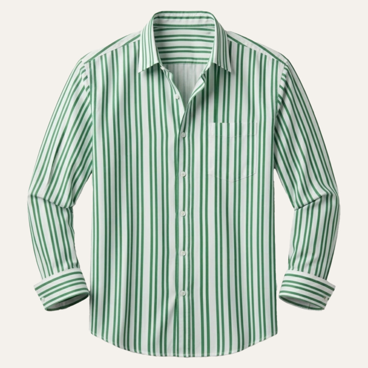 The Lecco Men’s Slim Fit Striped Business Dress Shirt