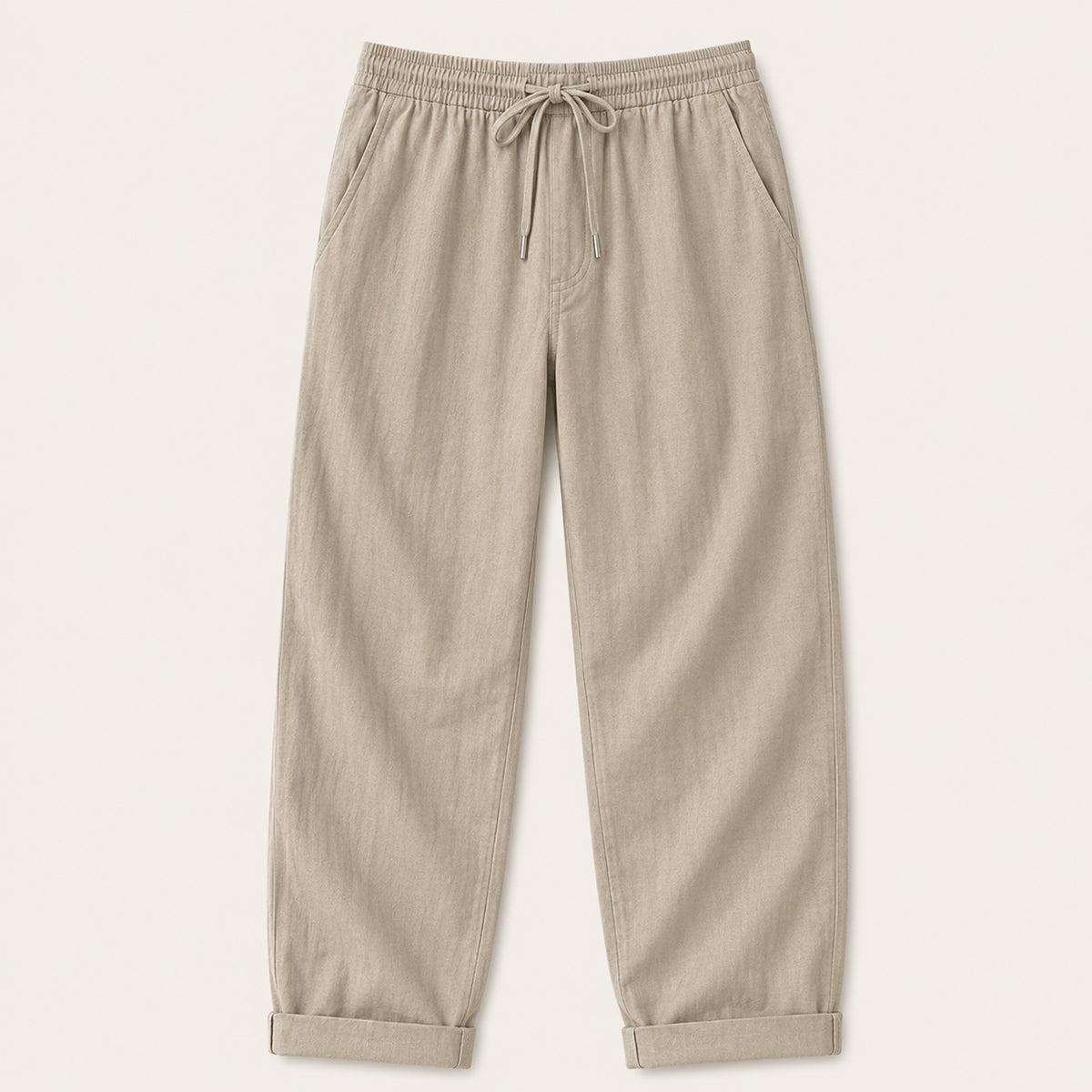 The Maple Ridge Men’s Cotton Linen Wide Leg Pants