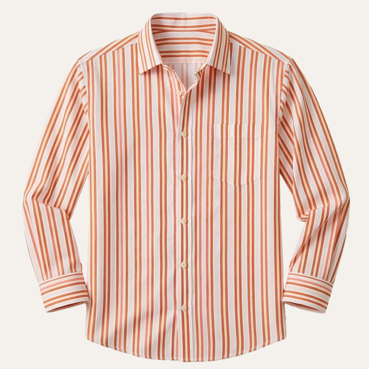 The Garda Men’s Slim Fit Striped Elegant Dress Shirt