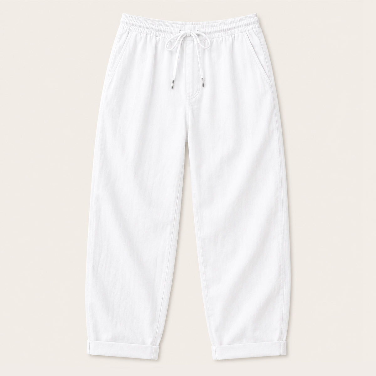 The Maple Ridge Men’s Cotton Linen Wide Leg Pants