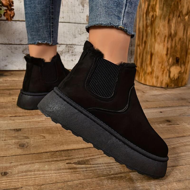 PlushStep | Women's Winter Boot Fleece-Lined Chelsea
