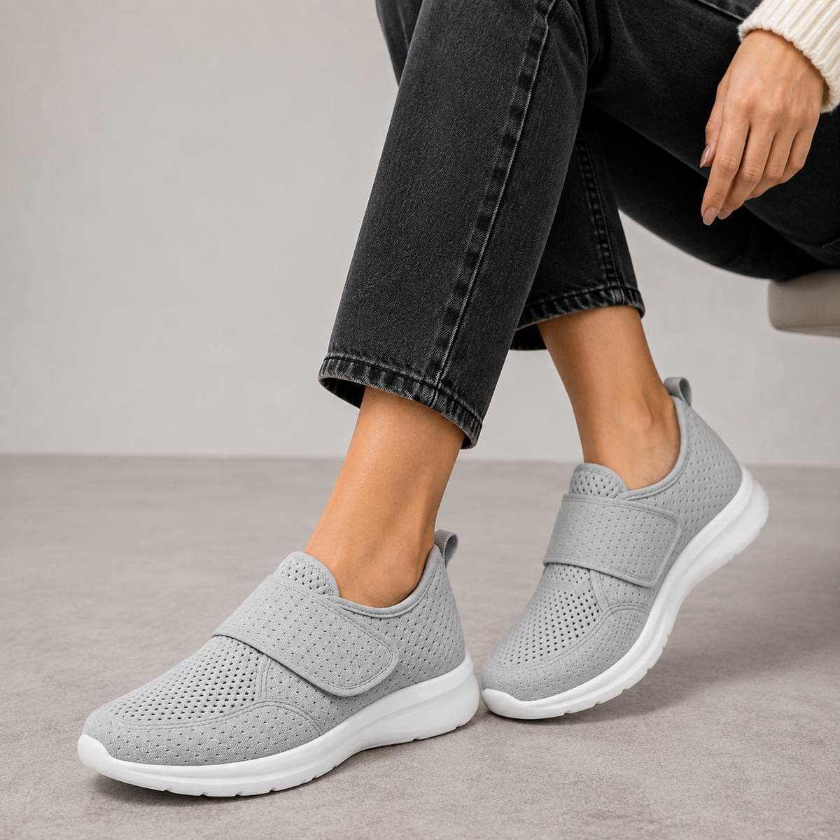 Tivelle | Women's Orthopedic Slip-On Walking Sneakers